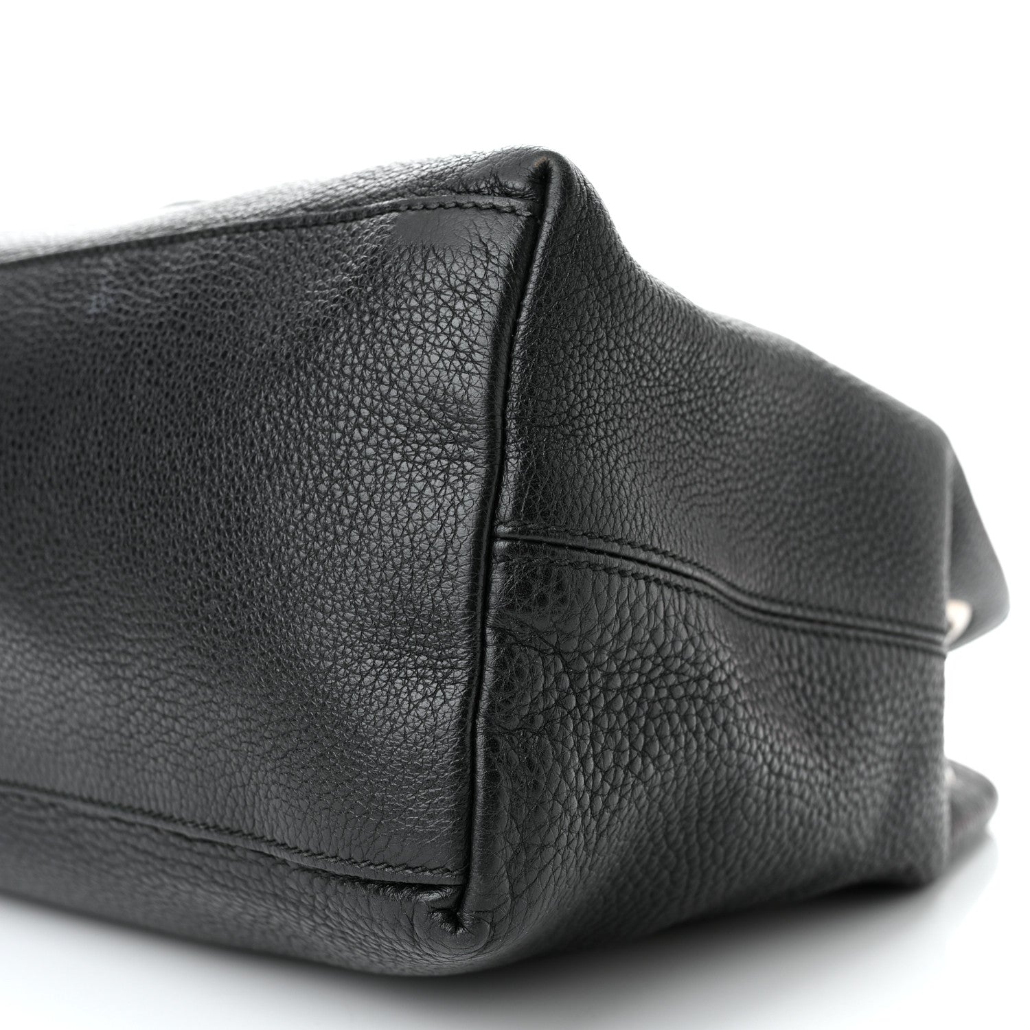Gucci Pebbled Calfskin Studded Medium Soho Chain Shoulder Bag Black 10 of 12