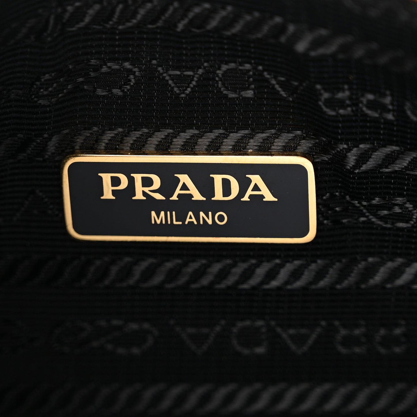 Saffiano Lux Re-Edition 2005 Shoulder Bag Black