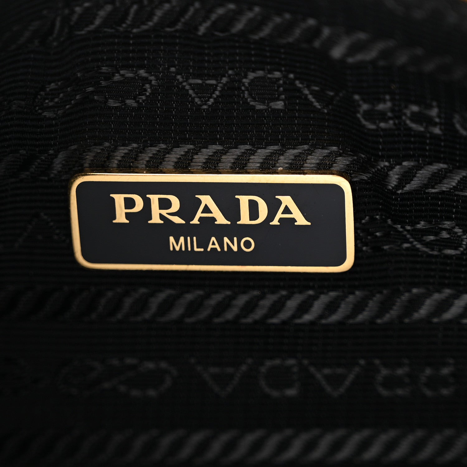 Prada Saffiano Lux Re-Edition 2005 Shoulder Bag Black 6 of 10