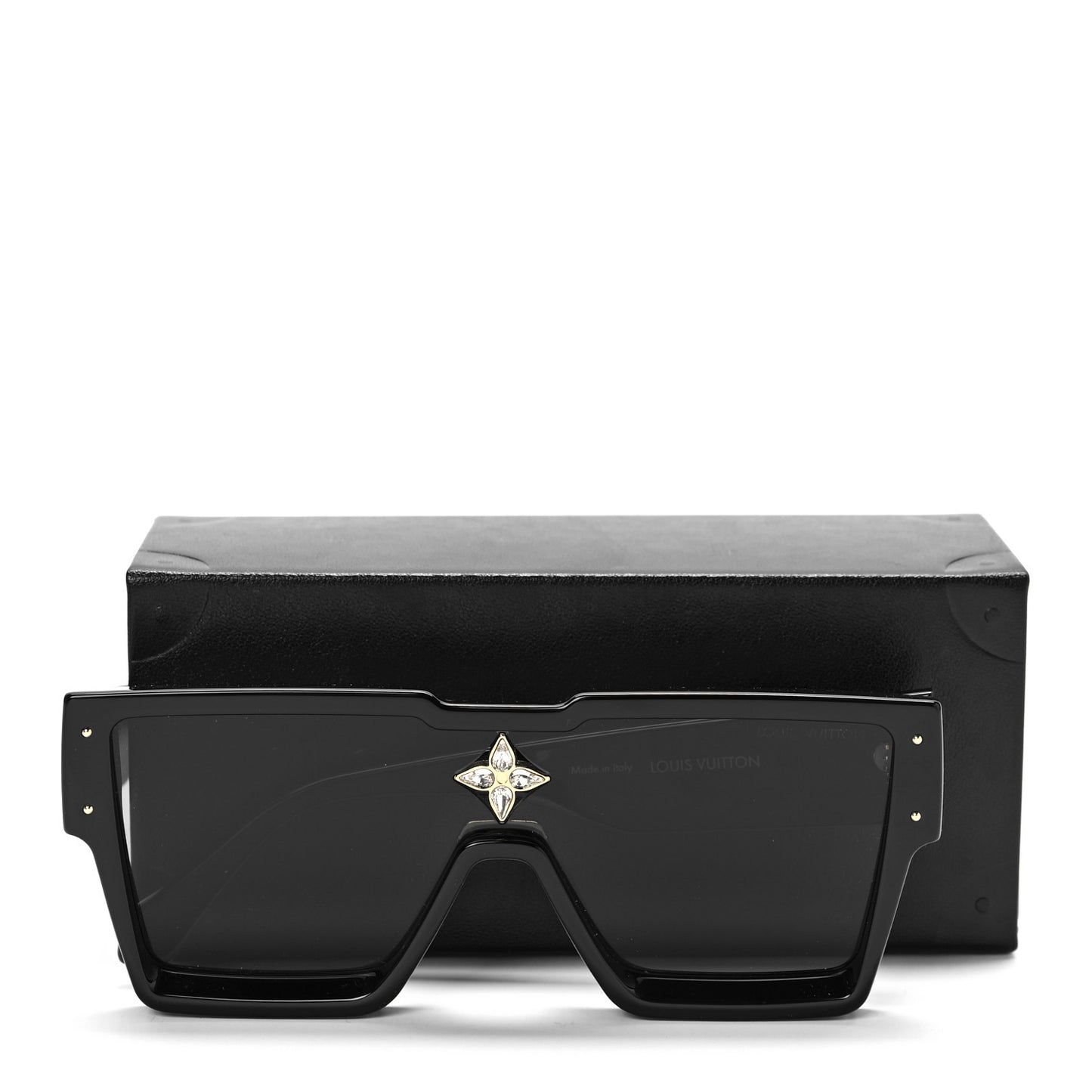 Acetate Swarovski Crystal Cyclone Sunglasses Z1578W Black