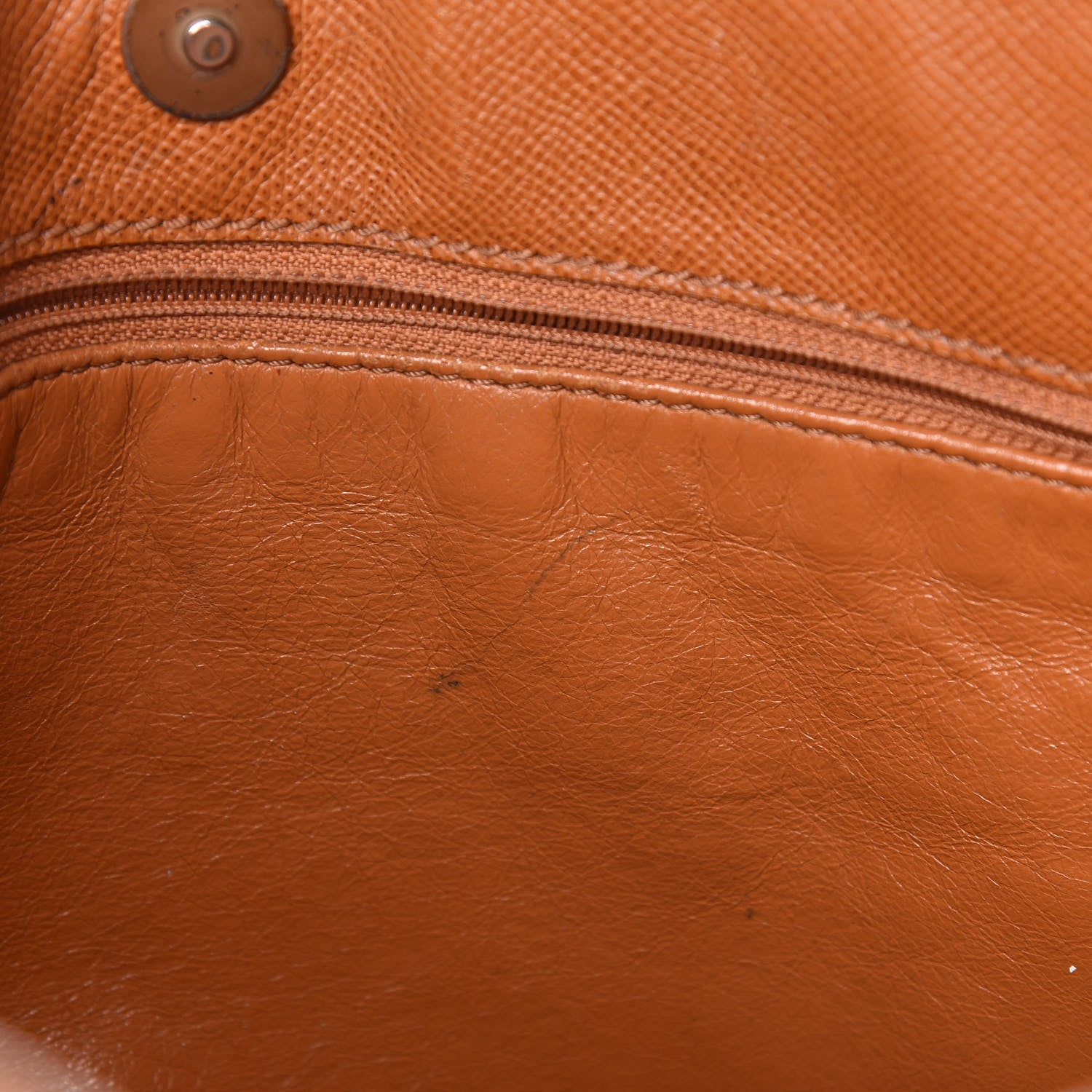 Chanel Grained Calfskin Logo Tote Brown 10 of 33