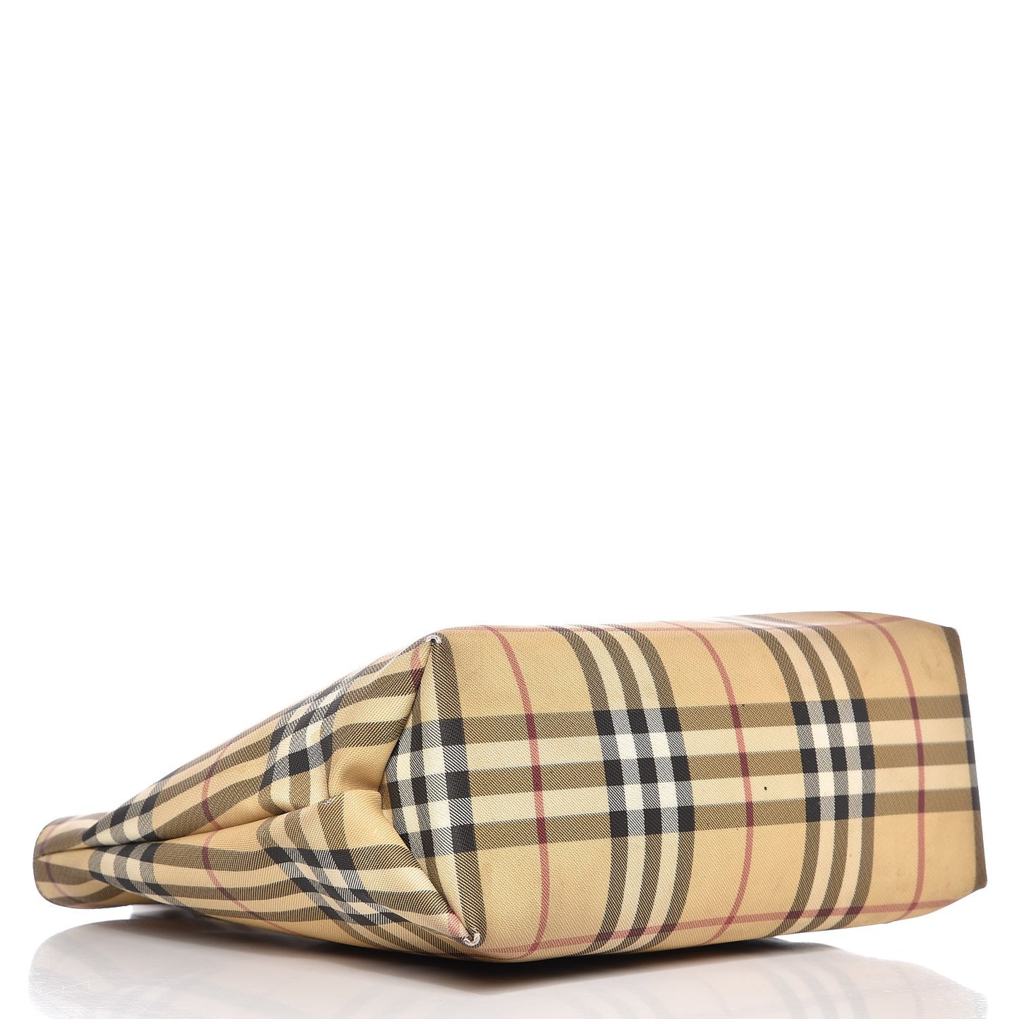 House Check Medium Tote Black