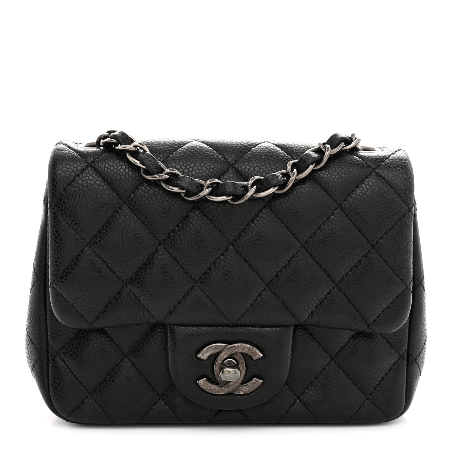 Chanel Caviar Quilted Mini Square Flap Black 1 of 10