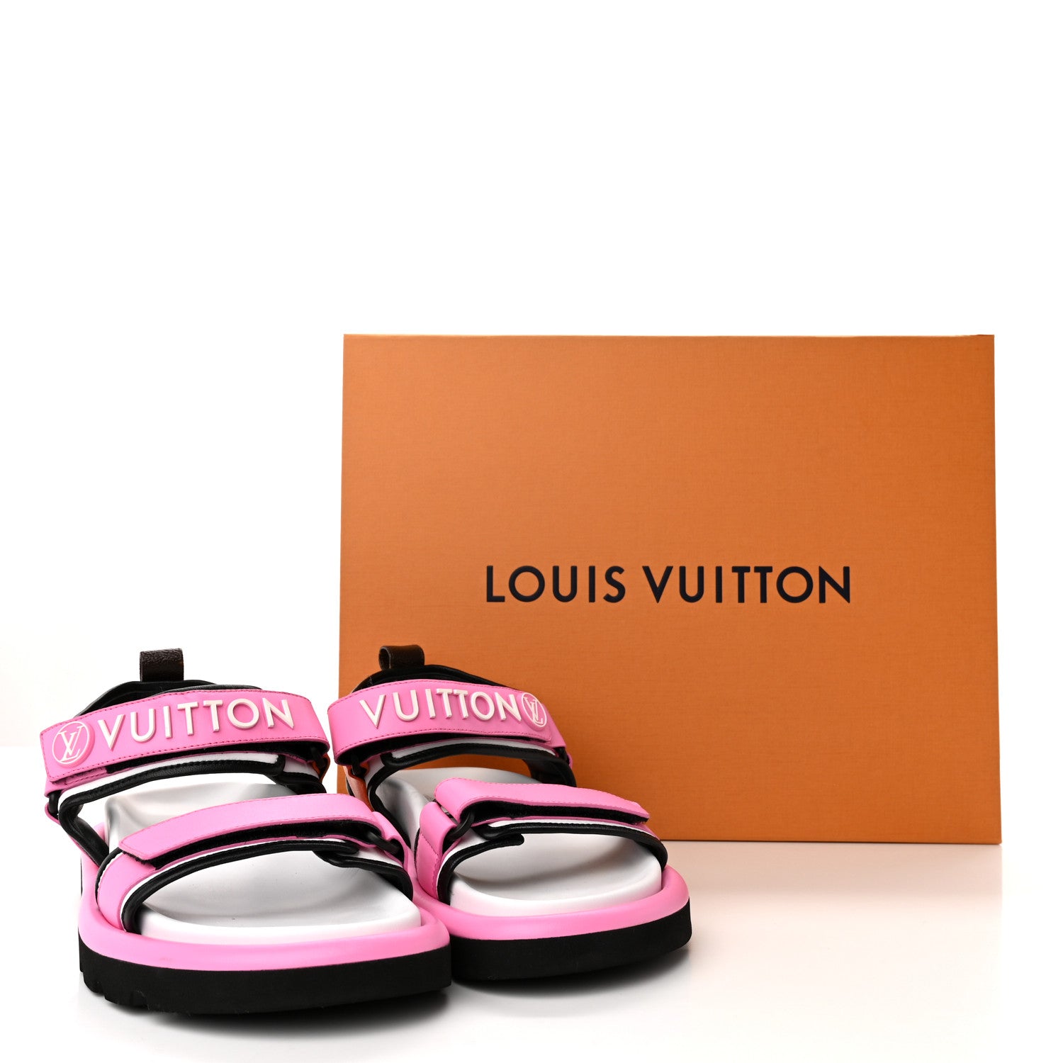 Louis Vuitton Calfskin Monogram Pool Pillow Flat Comfort Sandals 38 Pink 9 of 9