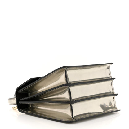 Bulgari Metallic Calfskin Serpenti Forever Top Handle Silver 5 of 12