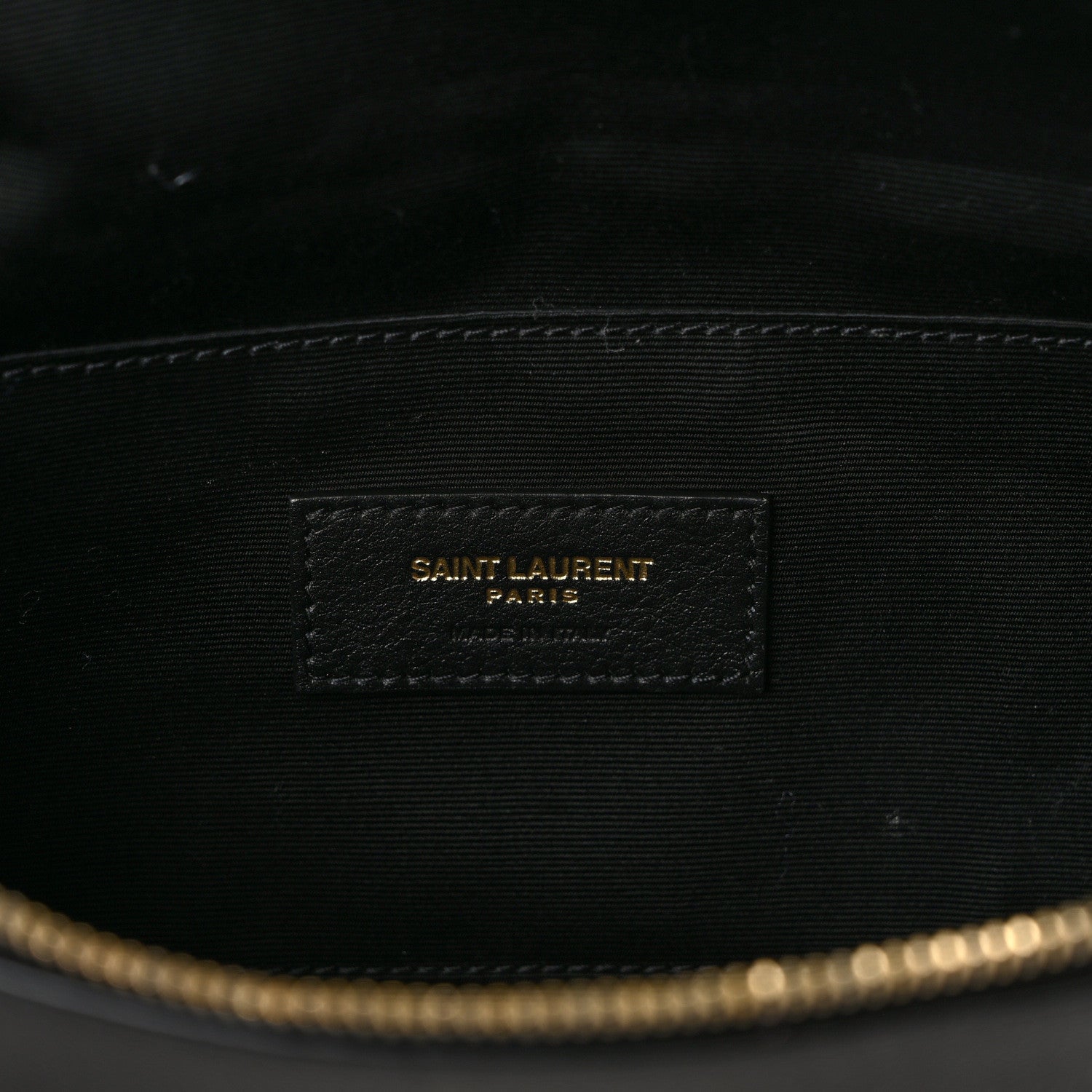 Saint Laurent Grain De Poudre Monogram Belt Bag Black 5 of 10
