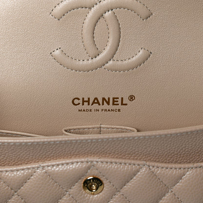 Chanel Caviar Quilted Small Double Flap Beige 5 of 11