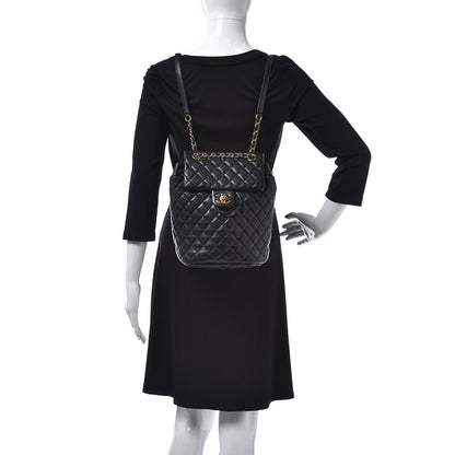 Chanel Calfskin Quilted Small Urban Spirit Backpack Black 2 of 8
