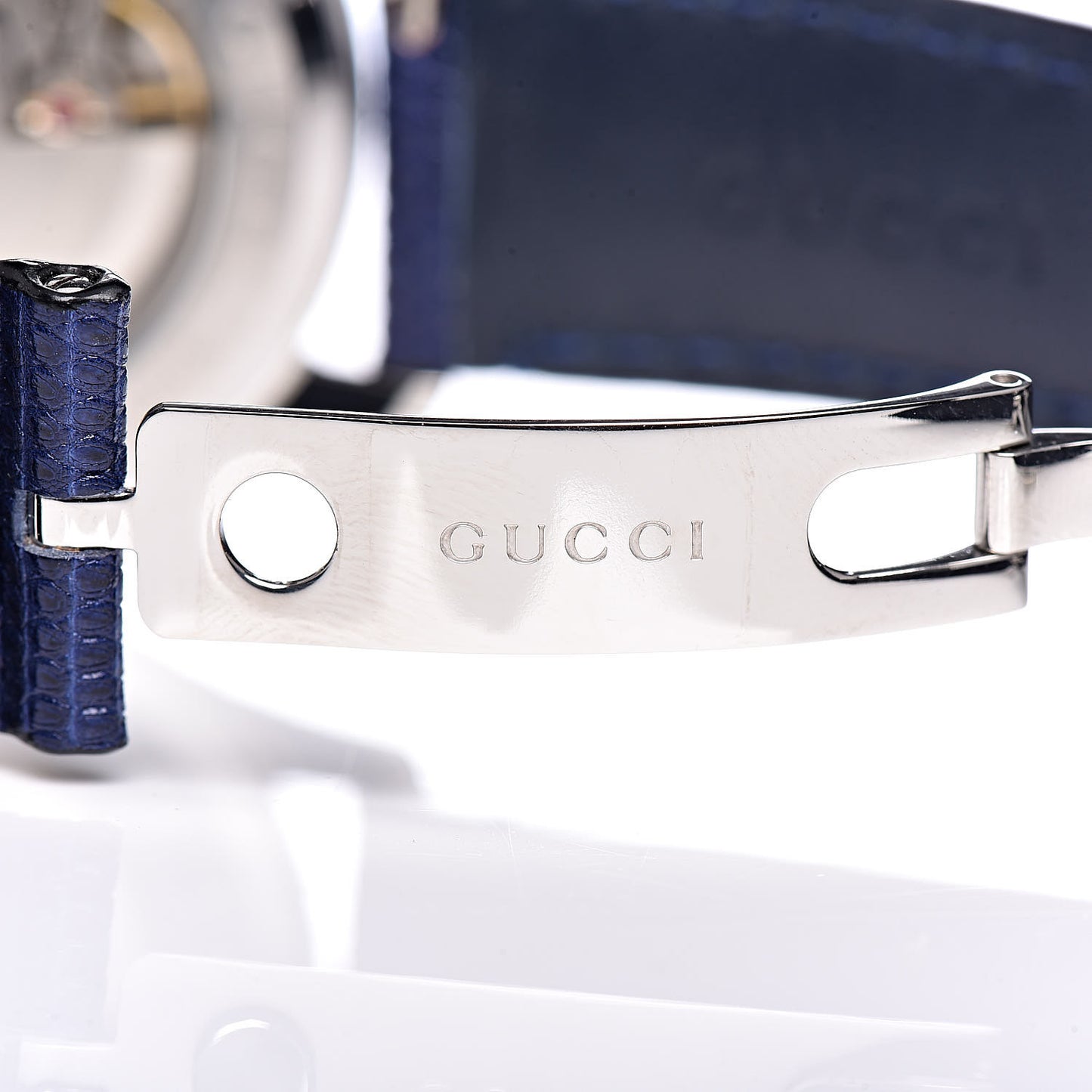 Stainless Steel Lizard Lapis Lazuli 38mm G-Timeless Bee Automatic Watch Blue