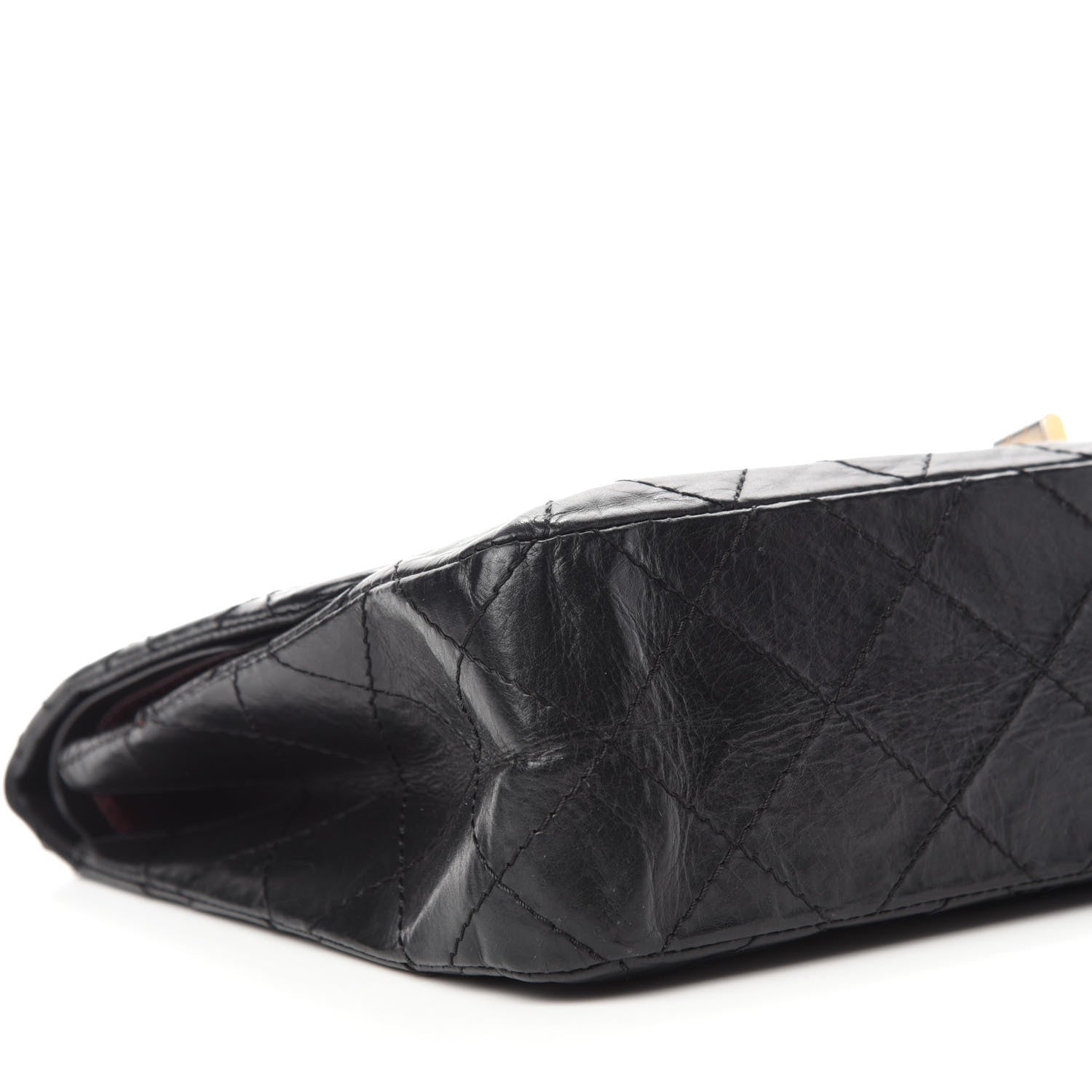 Chanel Aged Calfskin Quilted 50th Anniversary 2.55 Reissue 227 Flap Black 6 of 13