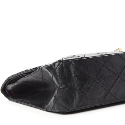 Chanel Aged Calfskin Quilted 50th Anniversary 2.55 Reissue 227 Flap Black 6 of 13