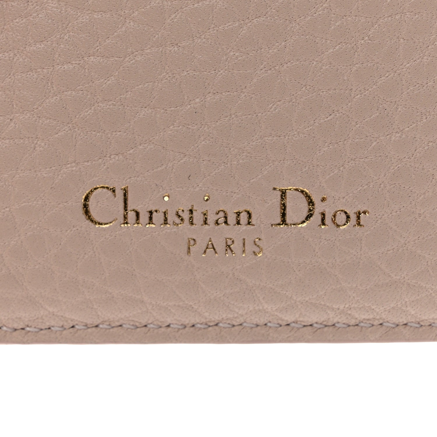 Christian Dior Grained Calfskin Cannage Diorama Card Holder Rose Poudre 6 of 8