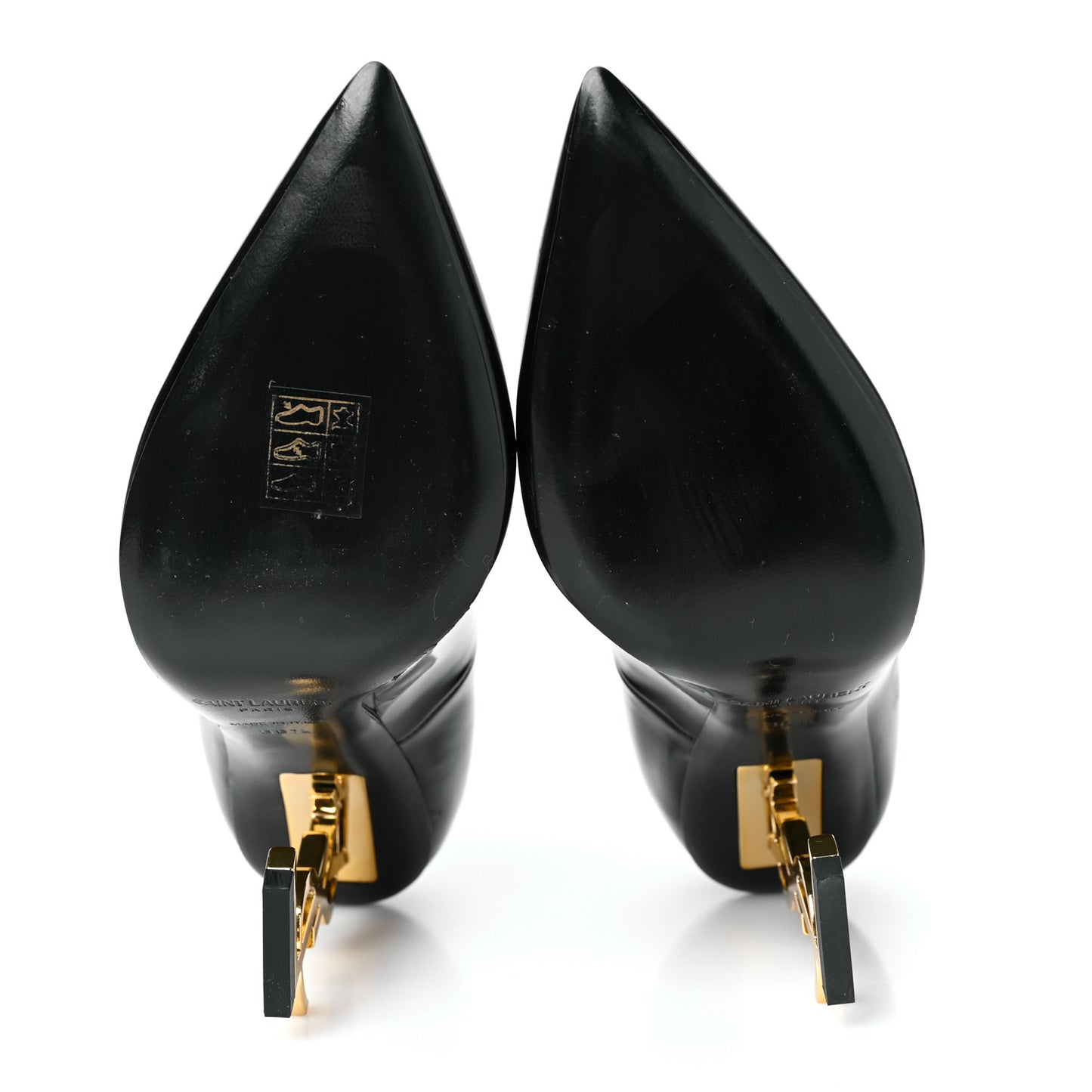 Patent Opyum 110 Pumps 36.5 Black Gold