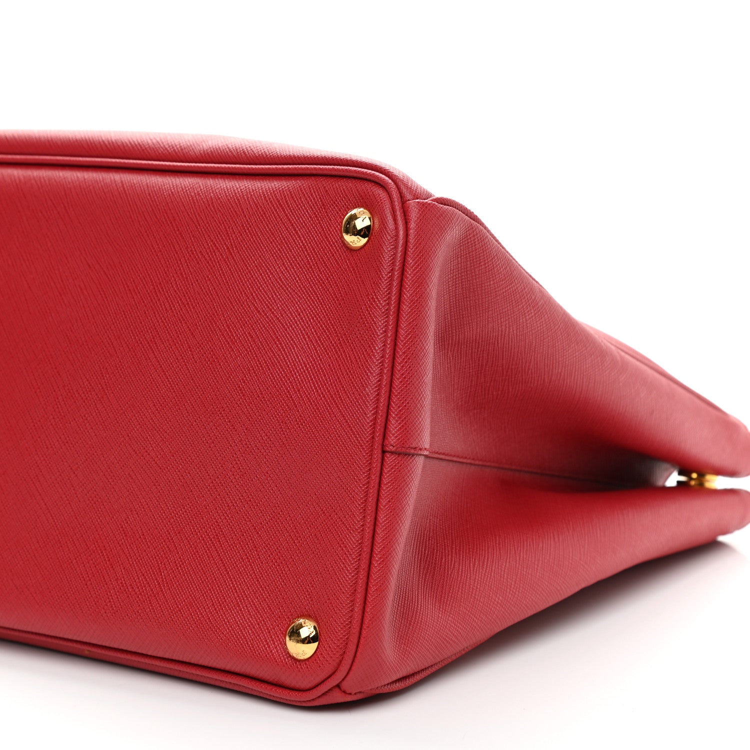 Prada Saffiano Lux Large Tote Fuoco 9 of 9
