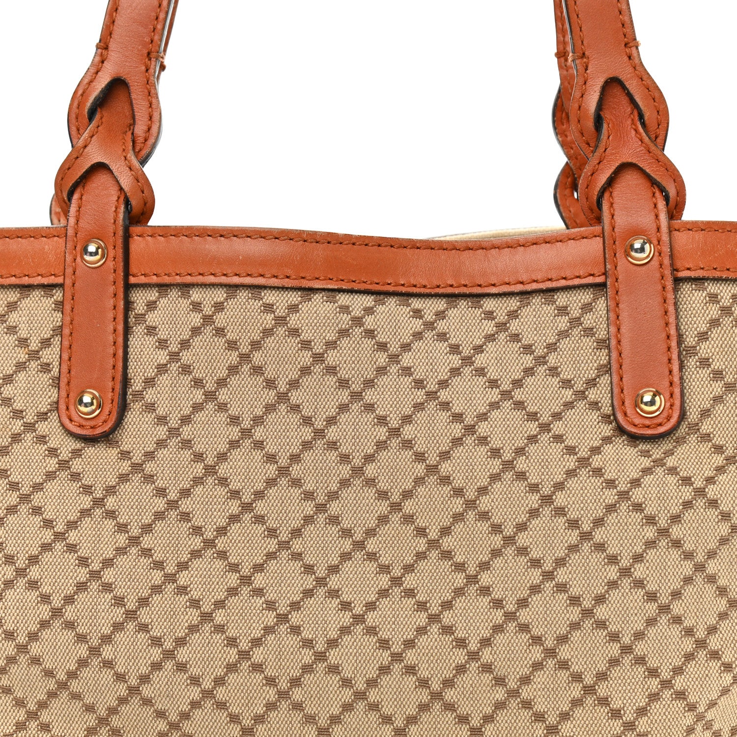 Gucci Diamante Small Craft Tote Orange 9 of 21