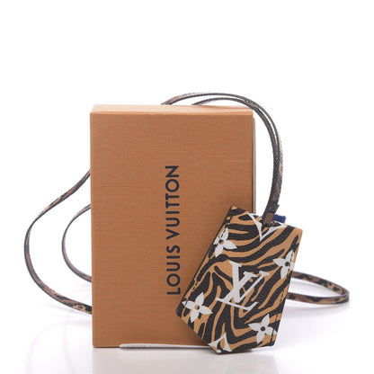 Louis Vuitton Monogram Giant Jungle Oversize Clochette Key Bell Holder Black 5 of 5
