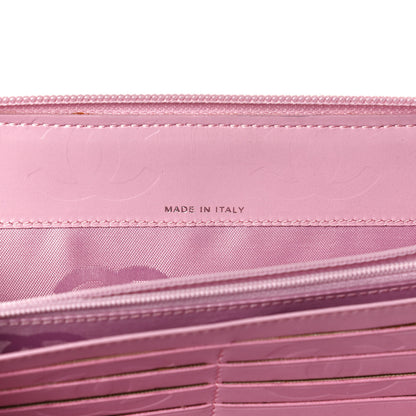 Chanel Calfskin Cambon Zip Around Organizer Wallet Pink 8 of 10