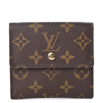 Louis Vuitton Monogram Fleuri Elise Wallet Vert 1 of 7