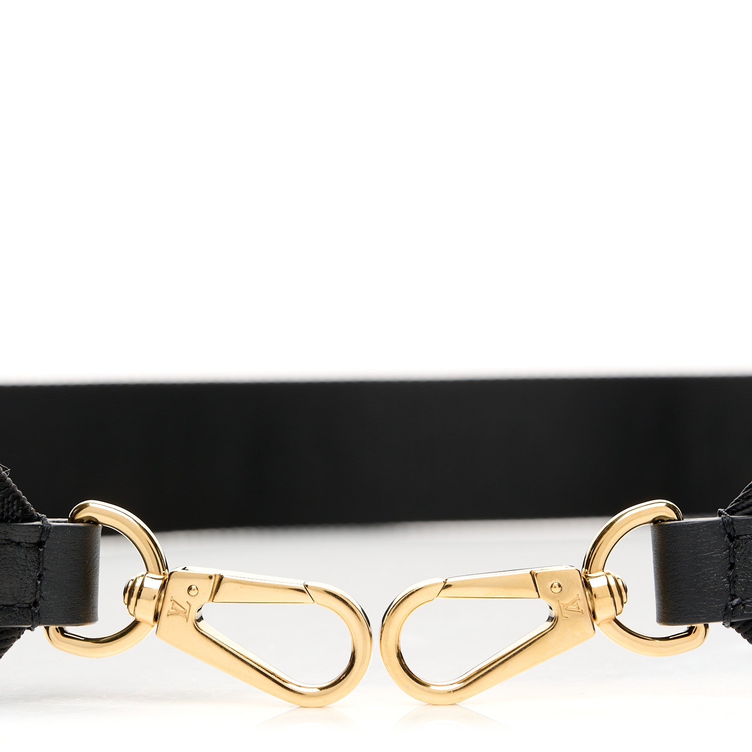 Louis Vuitton Nylon Calfskin Bubblegram Wallet Strap Black 3 of 3