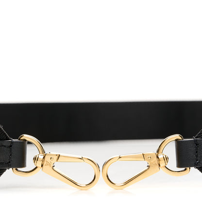 Louis Vuitton Nylon Calfskin Bubblegram Wallet Strap Black 3 of 3