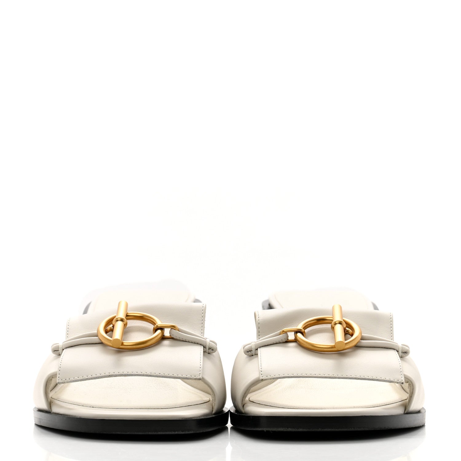 Hermes Calfskin Ilot 50 Sandals 38 White 3 of 13