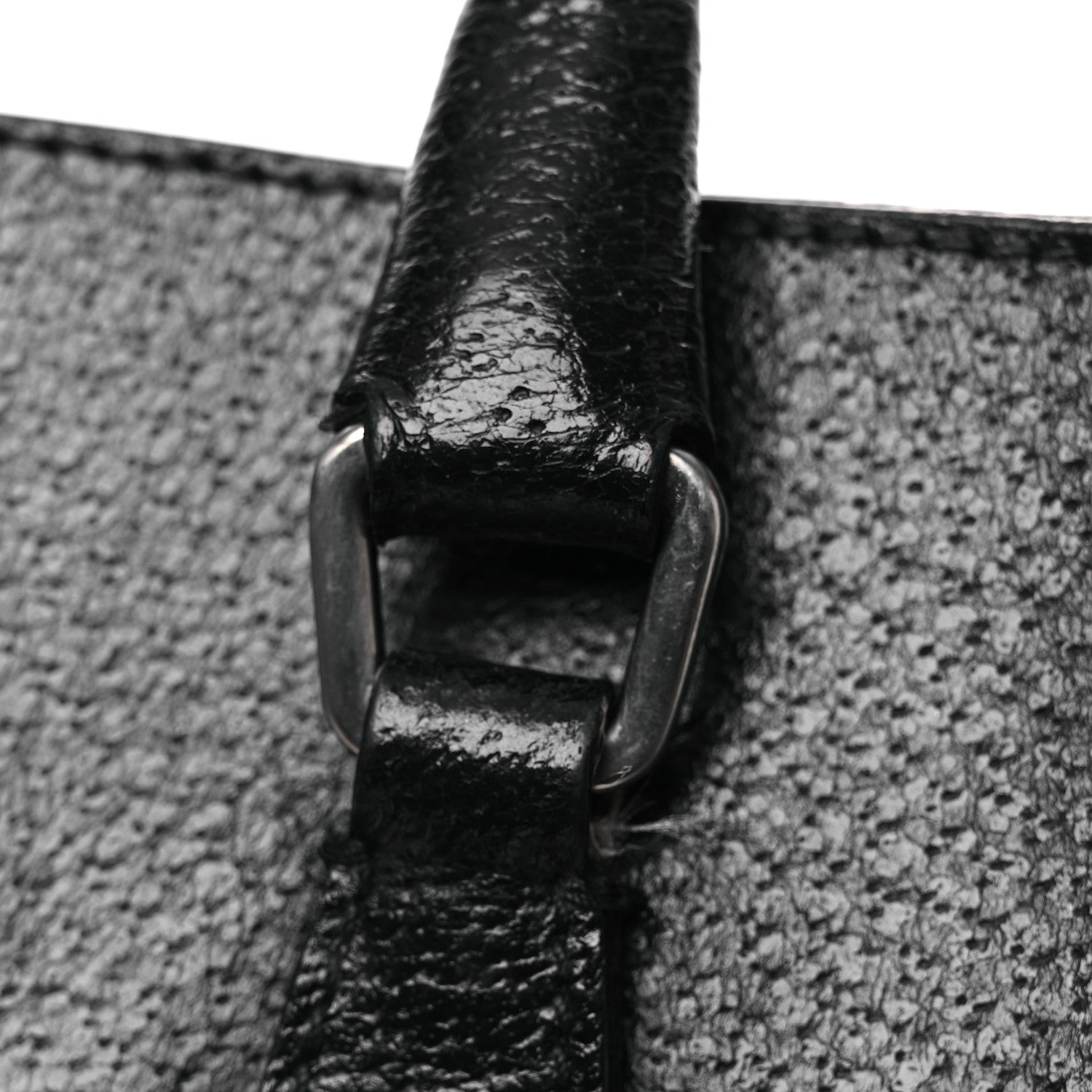 Prada Cinghiale Triangle Tote Black 1832969 – FASHIONPHILE