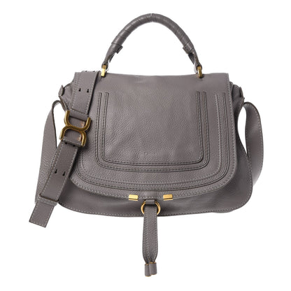 Chloe Calfskin Medium Marcie Top Handle Bag Cashmere Grey 1 of 13
