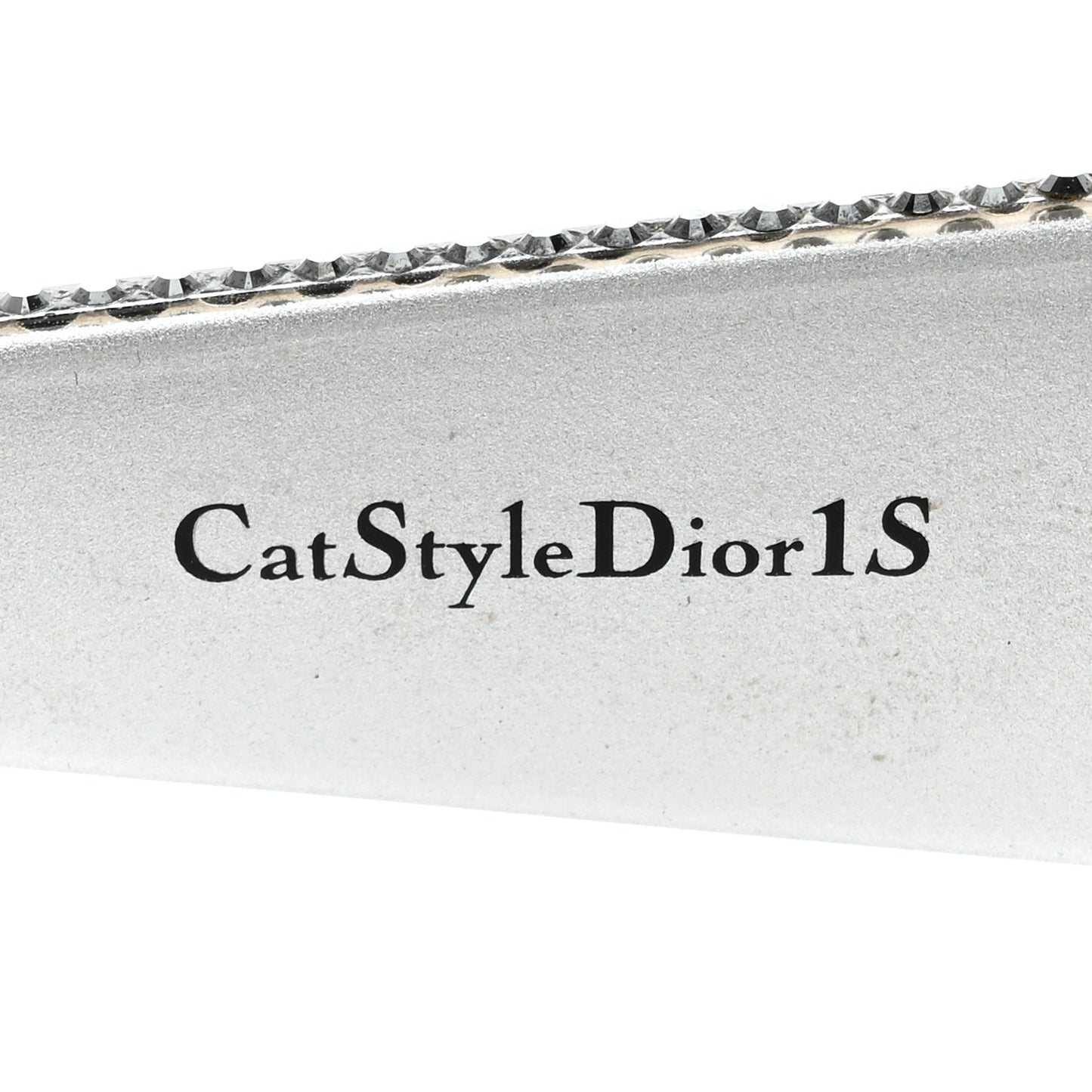 Acetate Crystal CatStyleDior1S Sunglasses Black