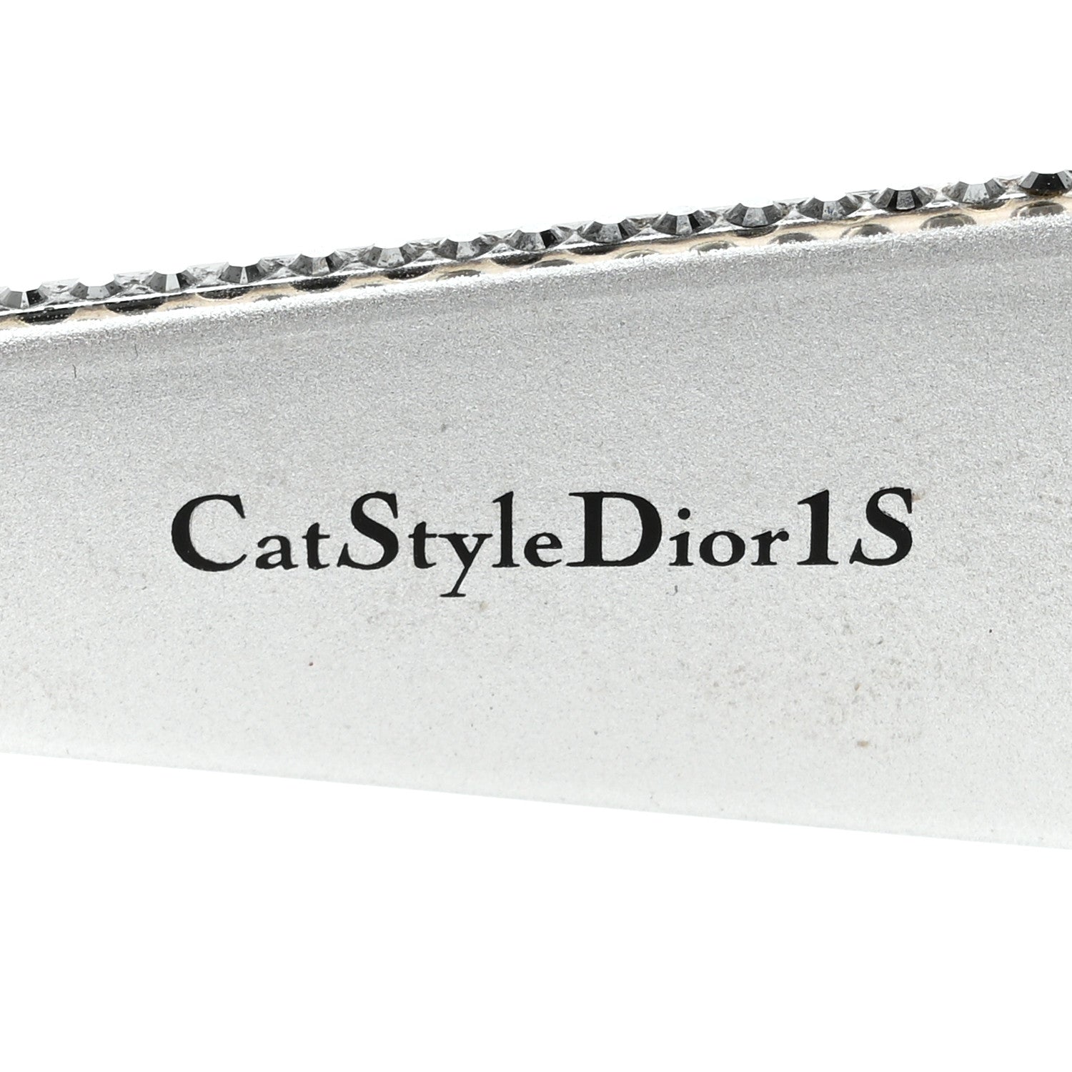 Christian Dior Acetate Crystal CatStyleDior1S Sunglasses Black 5 of 7
