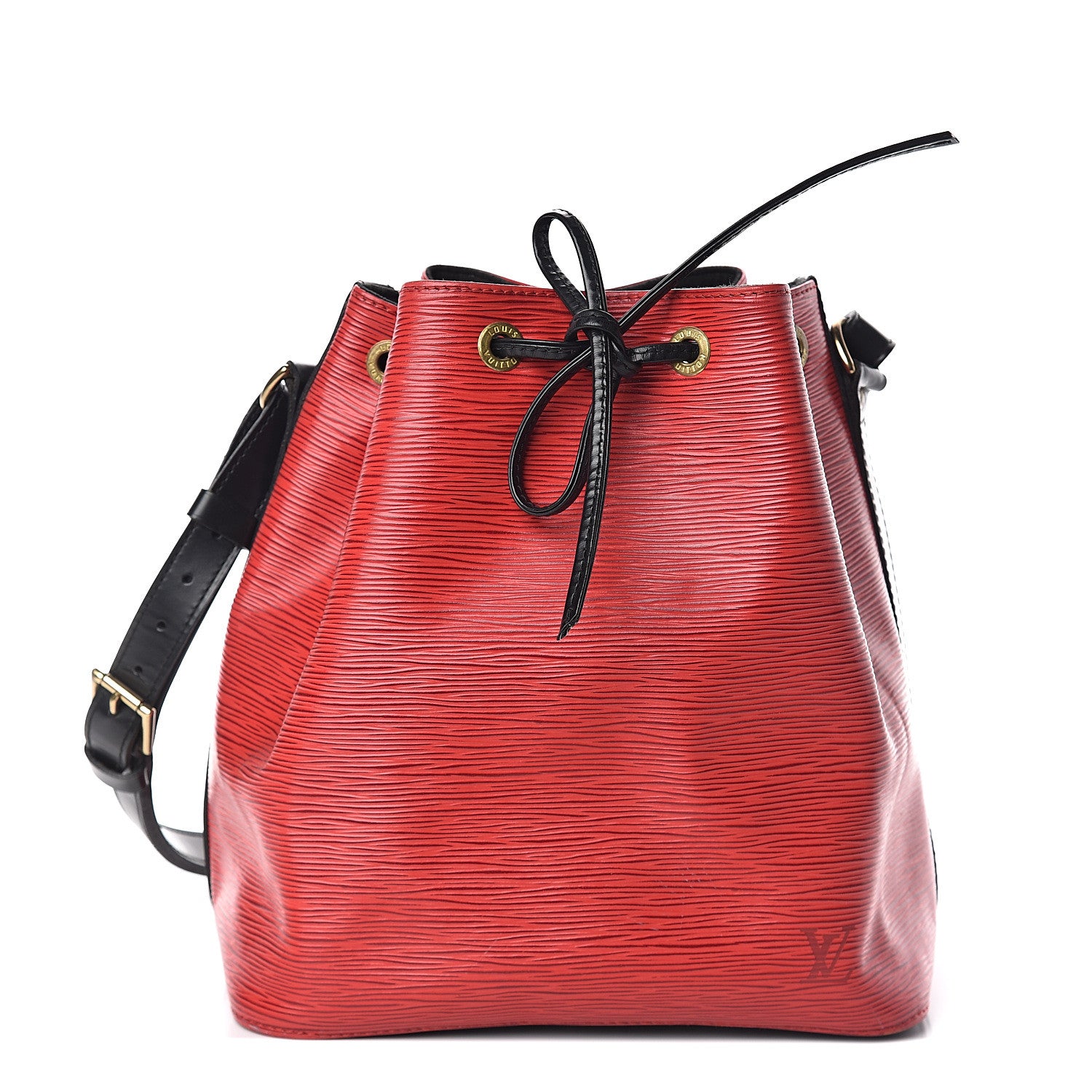 Louis Vuitton Epi Petit Noe Red Black 1 of 8