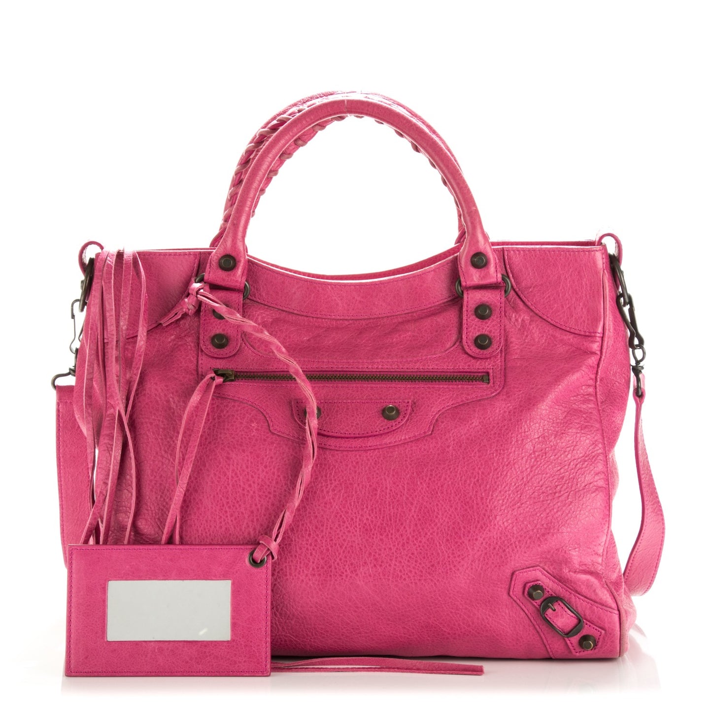 Agneau Classic Hardware Velo Cyclamen Fucsia