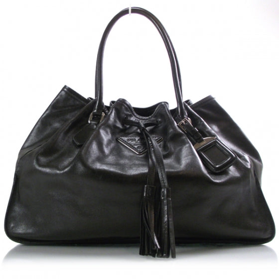 Prada Nappa Drawstring Tote Black 1 of 11