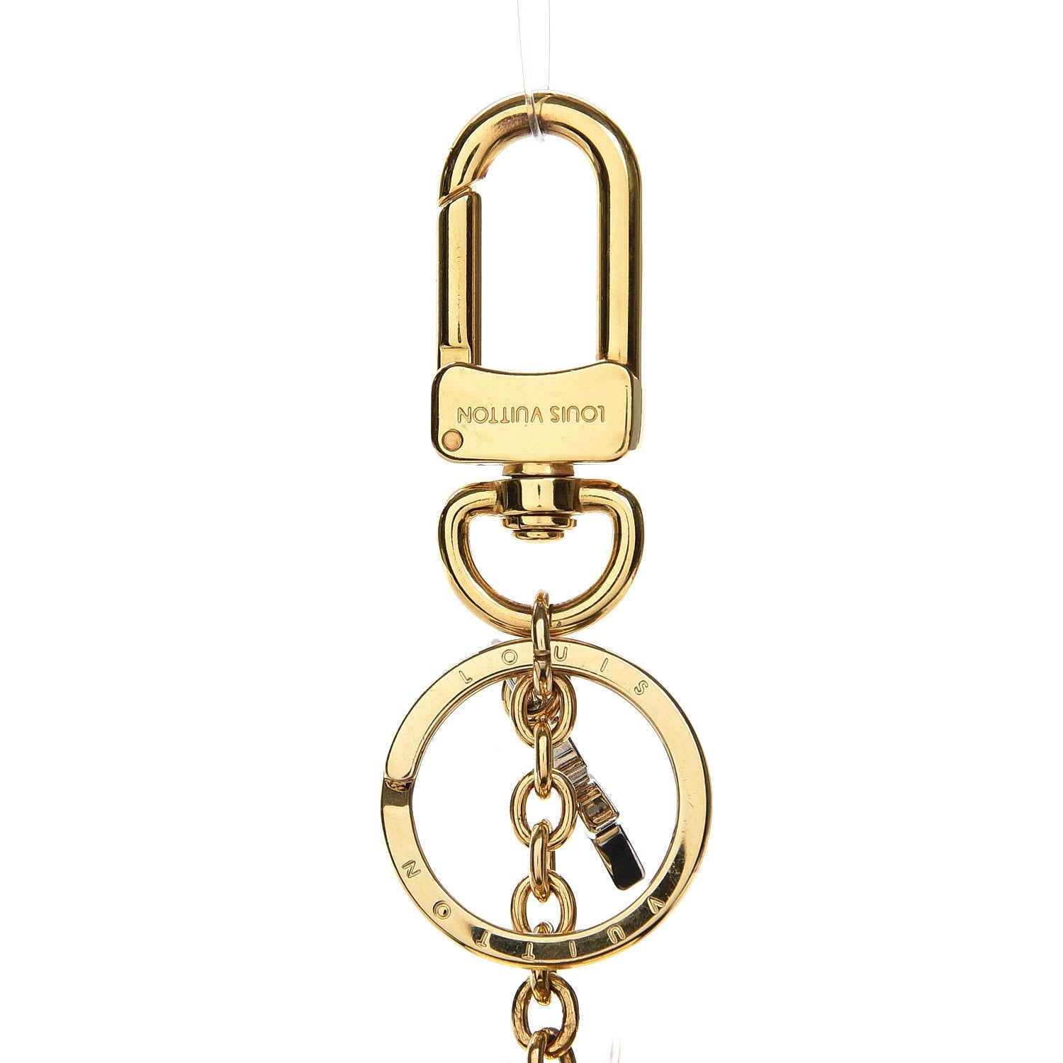 Louis Vuitton Mink Fur Bubble V Bag Charm Key Holder Black 3 of 3