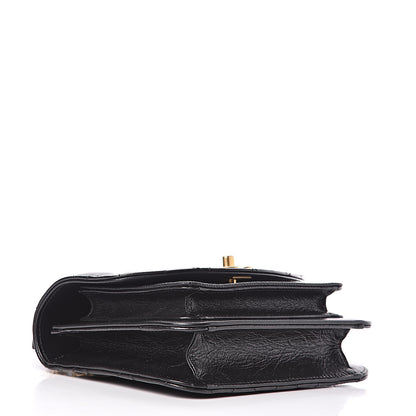 Chanel Calfskin Caviar Quilted Mini Chain Handle Flap Black 4 of 14
