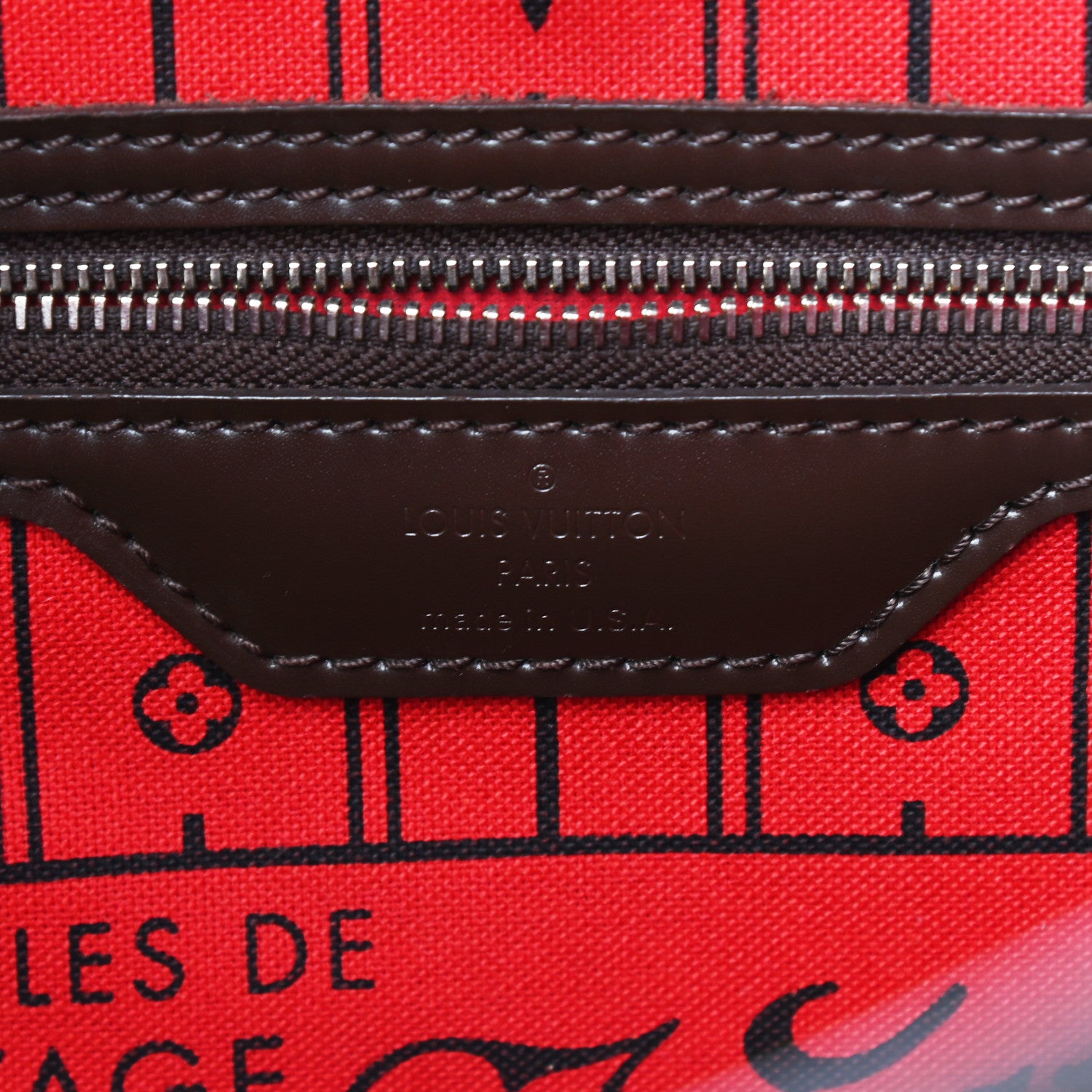 Louis Vuitton Damier Ebene Neverfull MM 6 of 8
