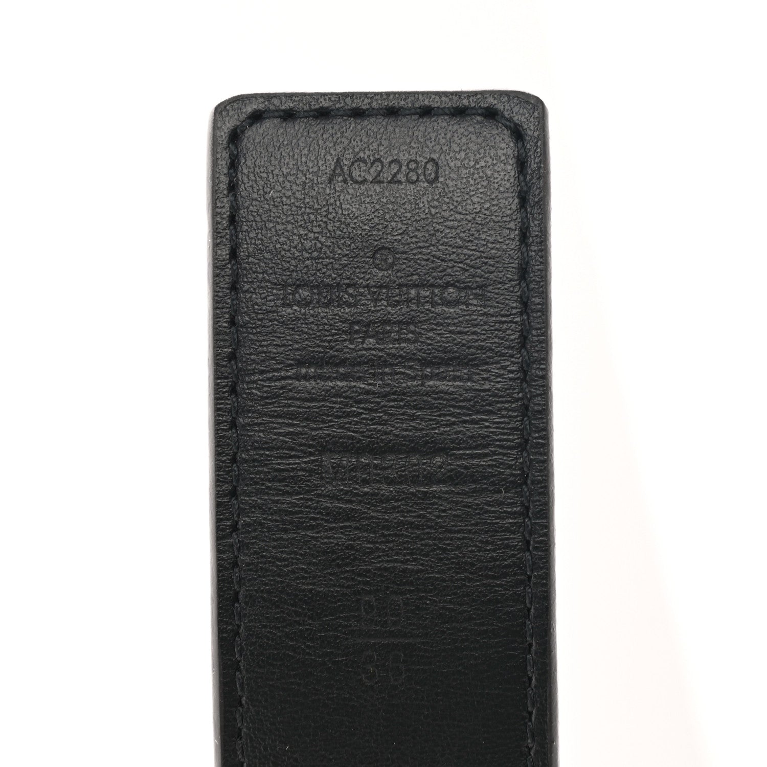 Louis Vuitton Calfskin Monogram Reversible Belt 90 36 Black 5 of 5