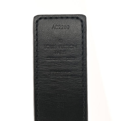 Louis Vuitton Calfskin Monogram Reversible Belt 90 36 Black 5 of 5