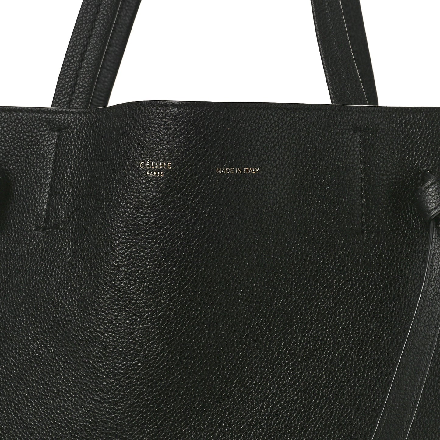 Soft Grained Calfskin Medium Belt Cabas Phantom Black