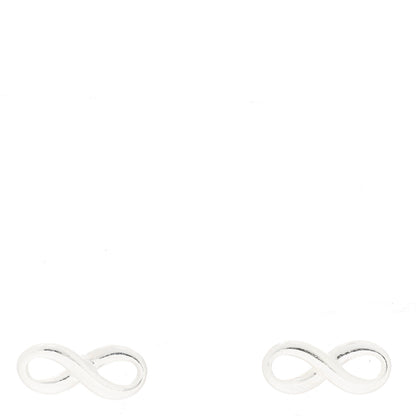 Tiffany Sterling Silver Infinity Earrings 1 of 3