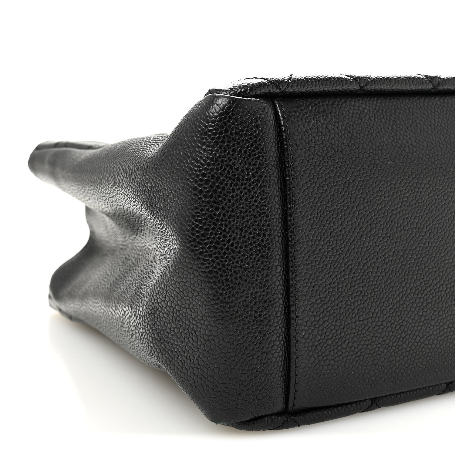 Chanel Caviar Large CC Shoulder Bag Black 9 of 10