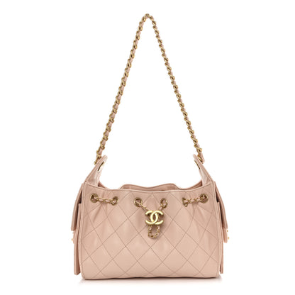 Chanel Caviar Quilted Mini Chanel 25 Handbag Light Pink 1 of 10
