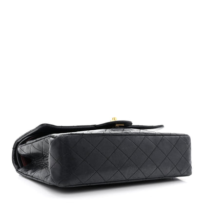 Chanel Lambskin Quilted Medium Double Flap Black 4 of 15