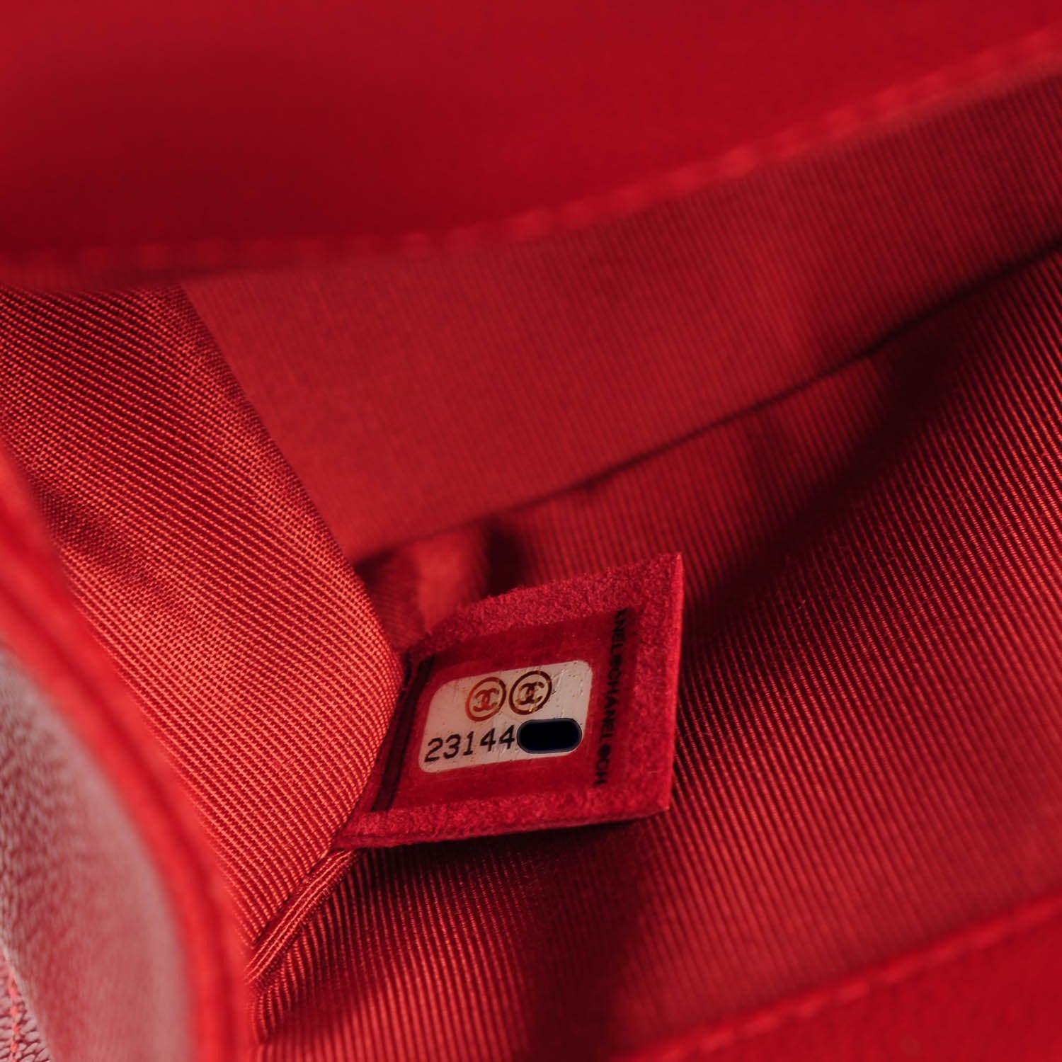 Chanel Caviar Quilted Medium Boy Flap Red 8 of 8