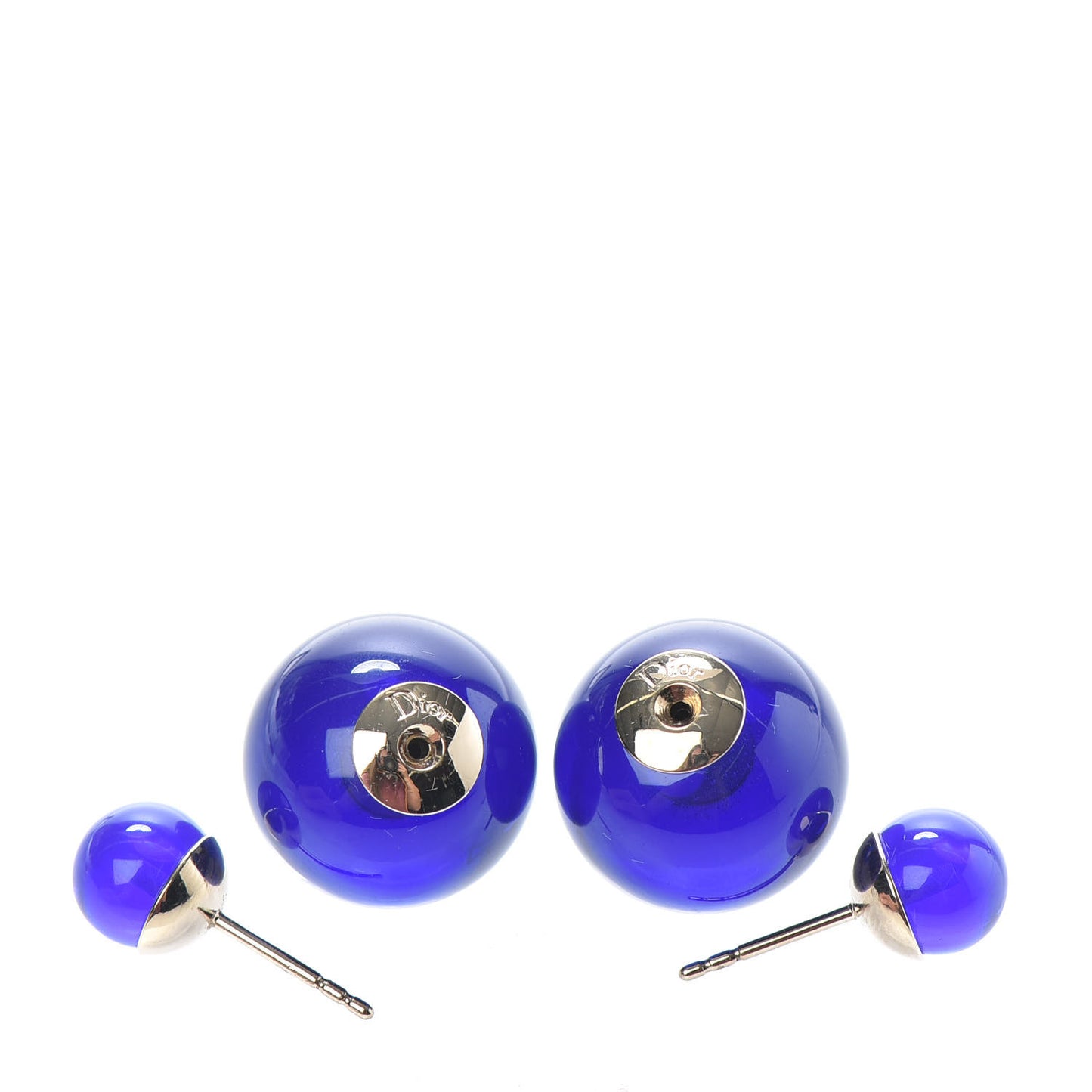 Mise En Dior Tribal Earrings Navy