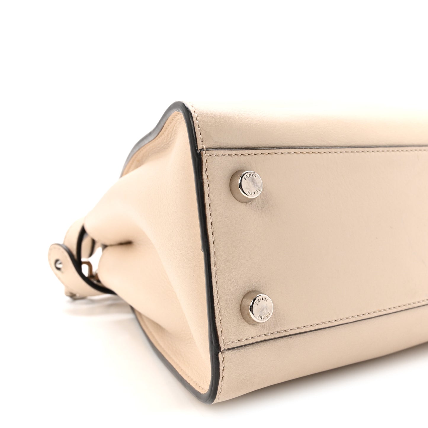 Vitello Tahiti Burro Bi-Color Medium Peekaboo Iconic Essentially Satchel  Nuvola Rosa Bourbon