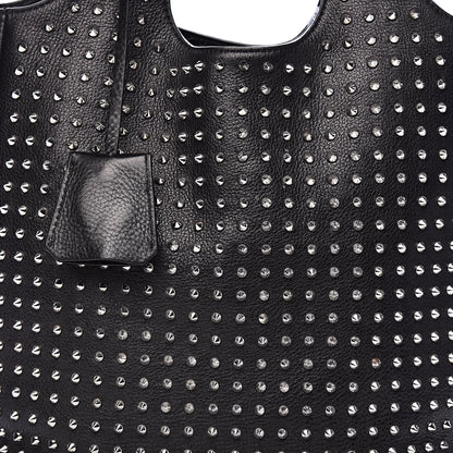 Burberry Brit Studded Calfskin Shopper Medium Black 12 of 12