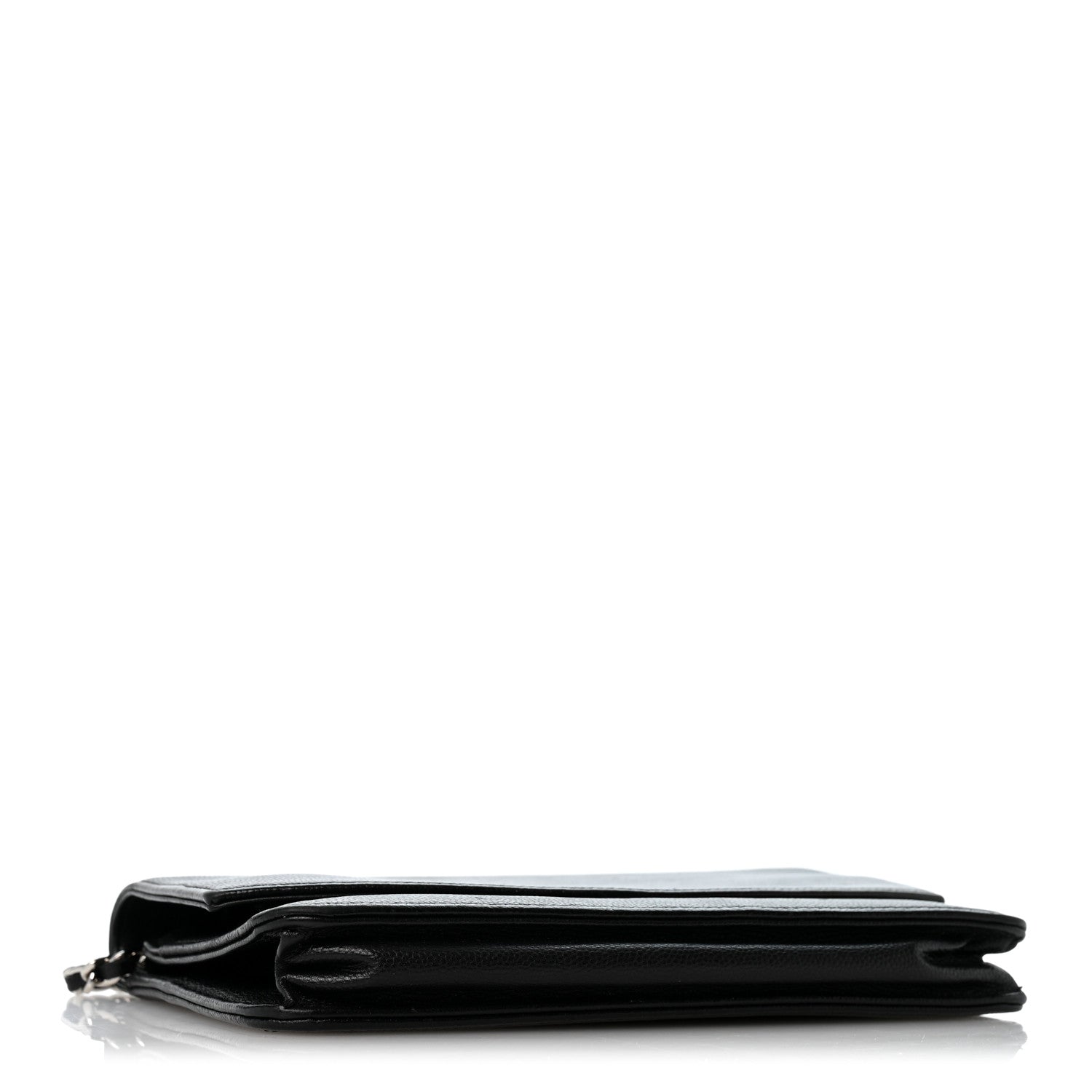 Chanel Caviar Sevruga Wallet on Chain WOC Black 4 of 13