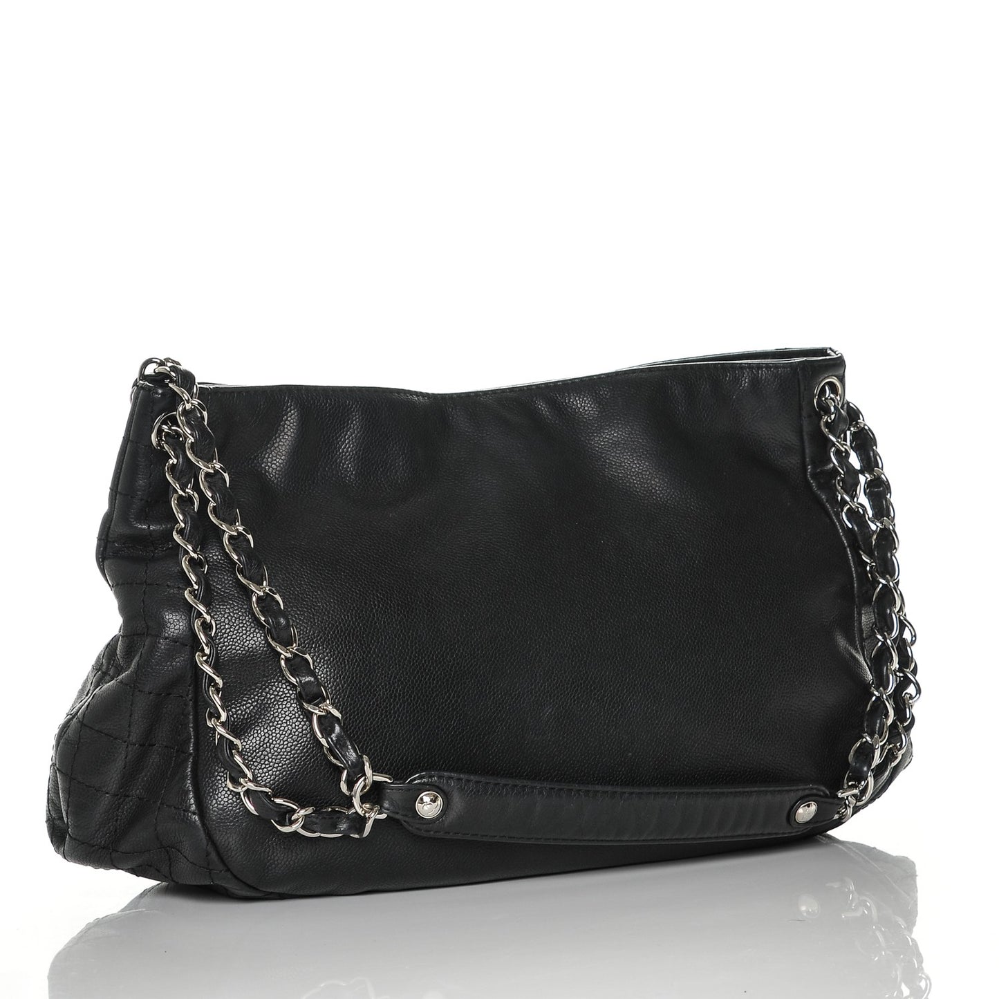 Caviar Timeless CC Shoulder Bag Black