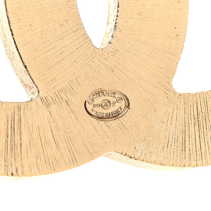 Chanel Pearl Enamel CC Brooch Black Gold 3 of 3