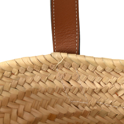 Loewe Raffia Small Basket Tote Bag Natural Tan 12 of 16